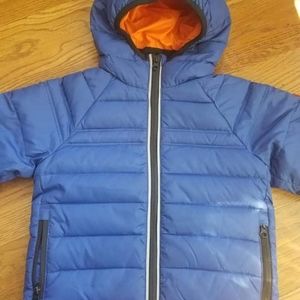 Kids Canada Goose down jacket. Blue, size 6-7